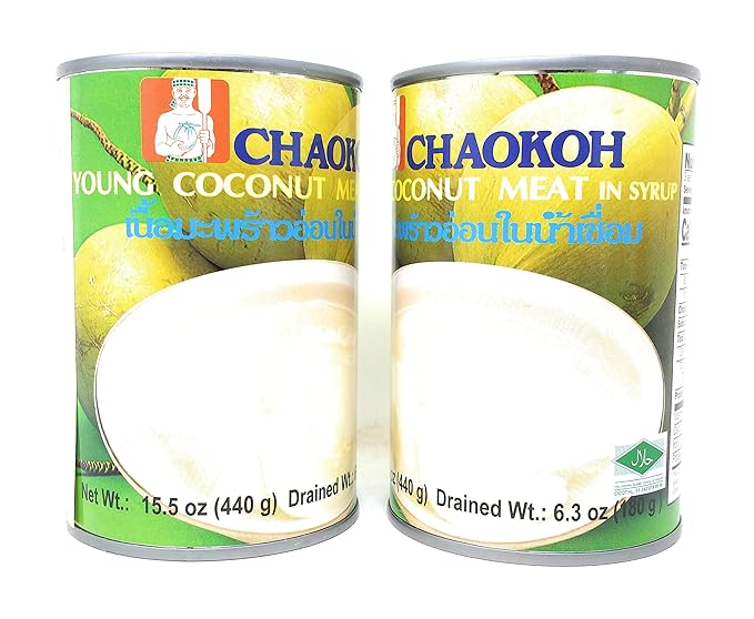 Young Coconut Meat / Chair De Coco Au Sirop (Chaokoh)