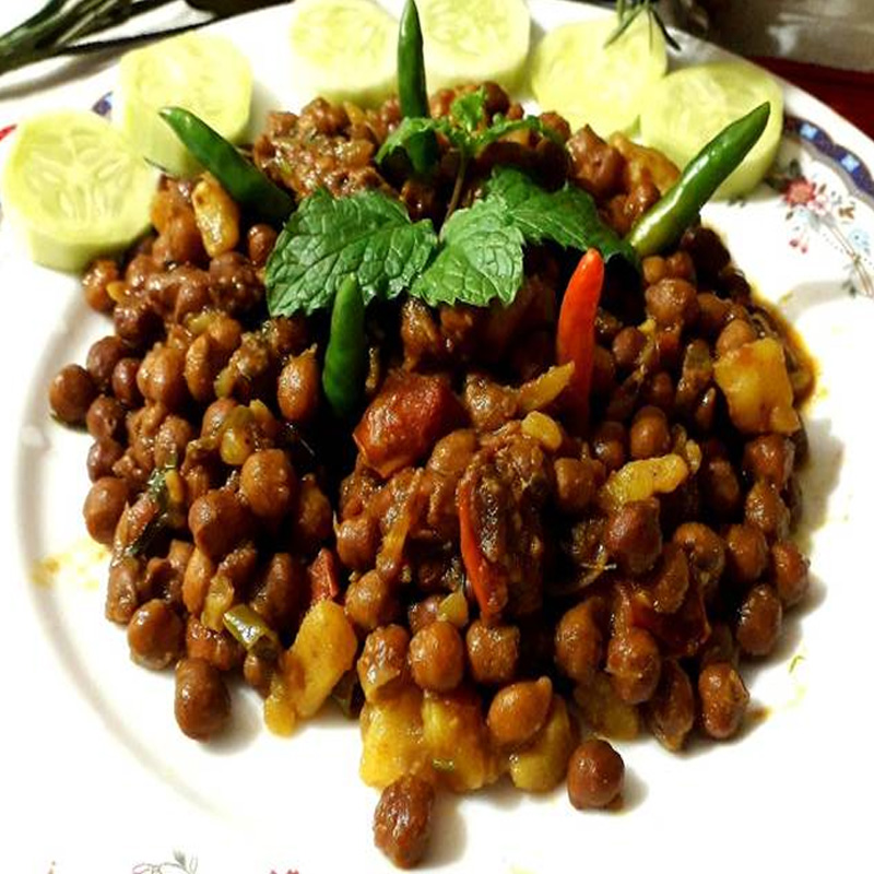 Chola boot / boot bhaji (Baticrom Relish)