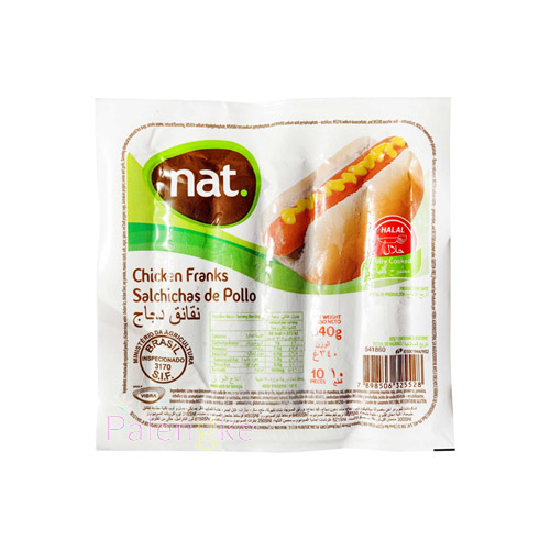 Chicken Franks / Sausages (Nat) 340gm