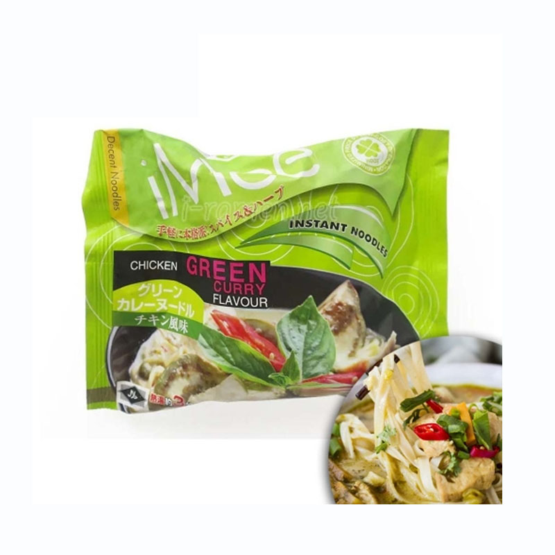 Chicken Green Curry Flavor INSTANT Noodles (Thailand)