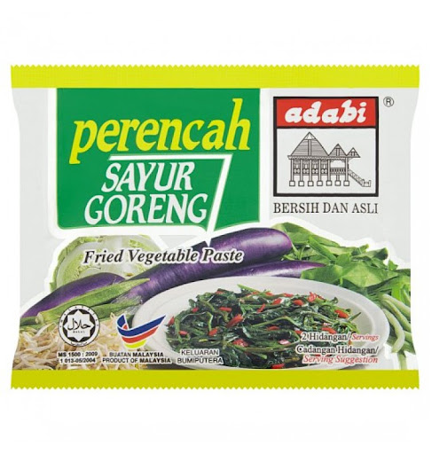 Perencah Sayur Goreng / Fried Vegetable Paste (adabi)